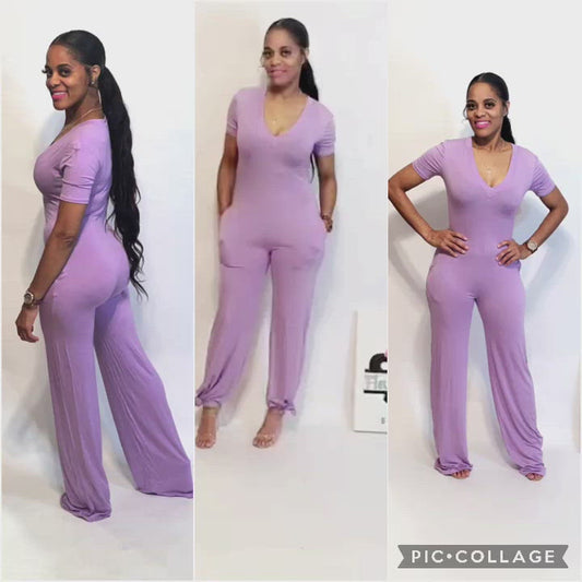 Lavender jumpsuit